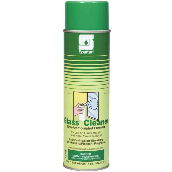 Spartan Chemical Co. 18oz. Aerosol Can Spring Fresh Fragrance Scent Glass Cleaner 621700